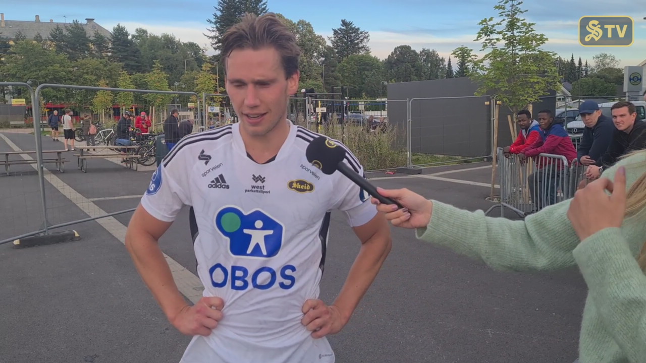 Fredrik Berglie etter Grorud - Skeid